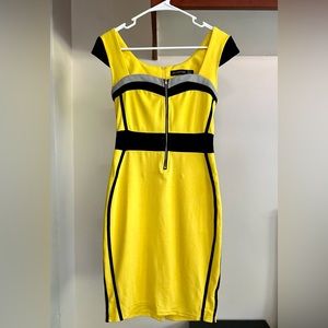 Homeyee yellow dress size 4